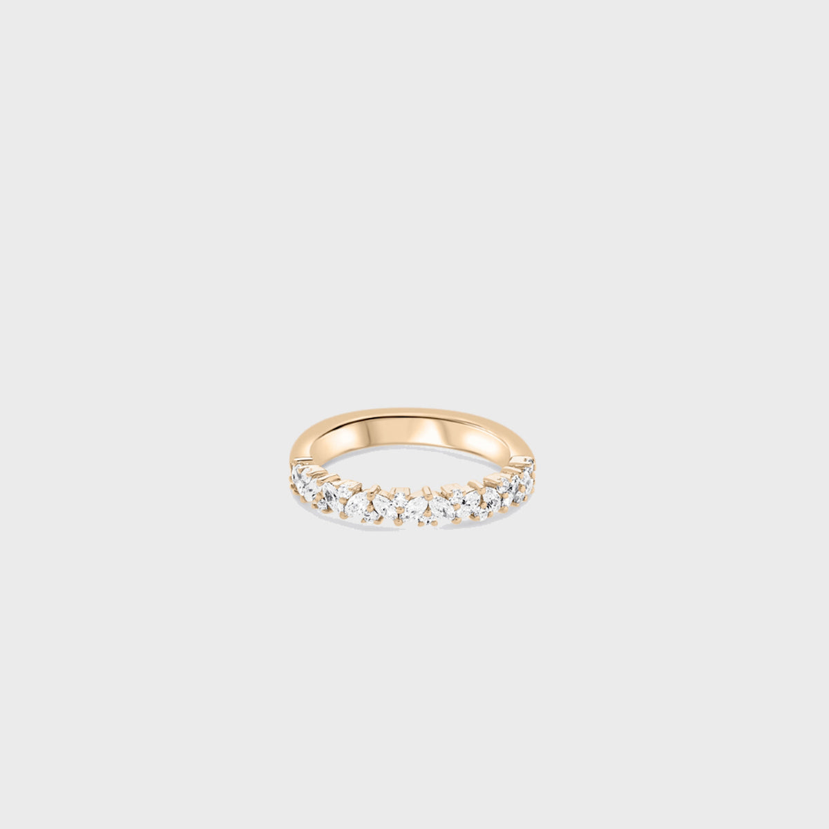 3mm | Half band | 14k yellow , 3mm | Half band | 18k yellow