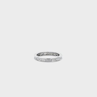 Channel Set Baguette Band