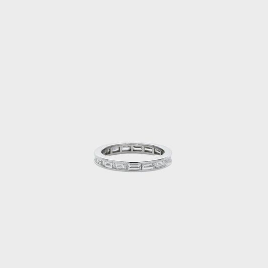 Channel Set Baguette Band